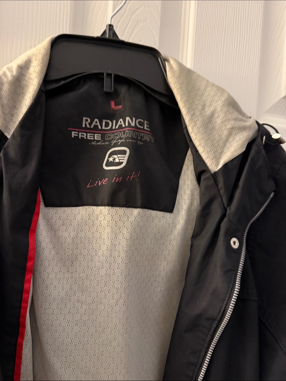 Free Country Radiance Jacket Women's Black & Gray Hooded Utility Jacket - Picture 2 of 3